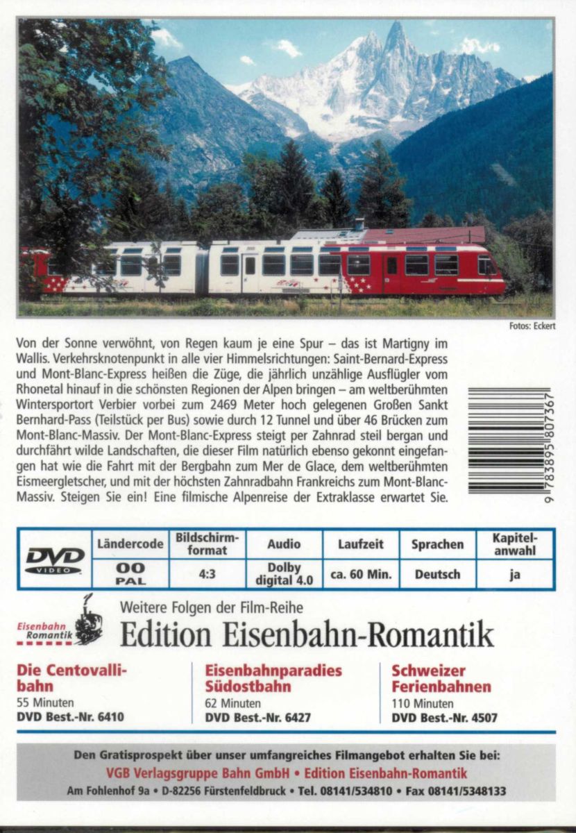 VGB 6420 - DVD - Mont-Blanc-Express