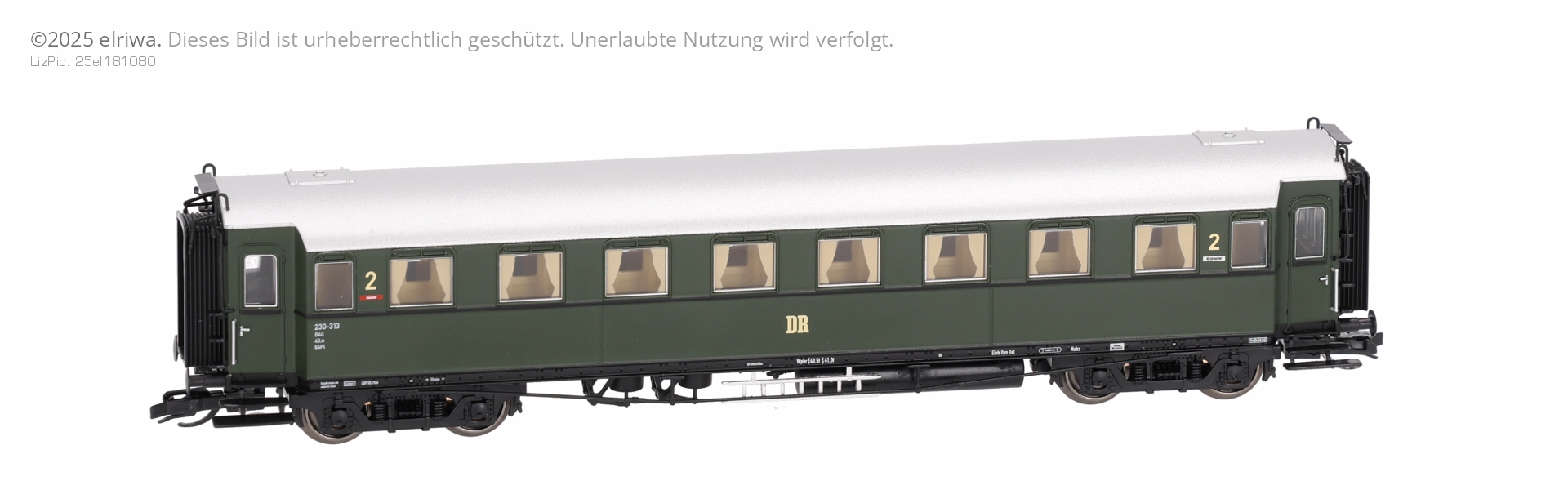 Saxonia 120181 - 2er Set Personenwagen C4üSa07, DR, Ep.III Saxonia 120181 - 2er Set Personenwagen C4üSa07, DR, Ep.III