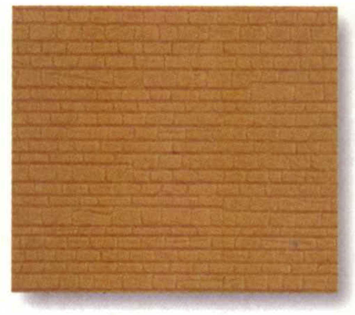 Kibri 34118 - Mauerplatte mit Abdecksteinen, 20x12 cm