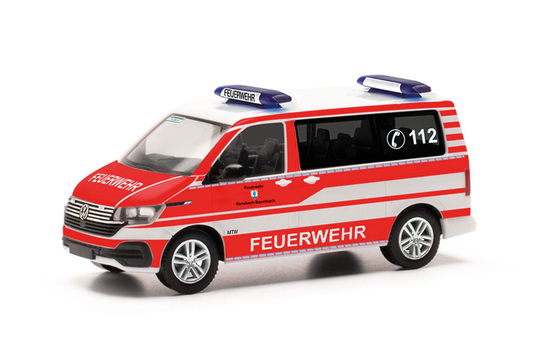 Herpa 097697 - VW T6.1 MTW "Feuerwehr Ransbach-Baumbach"