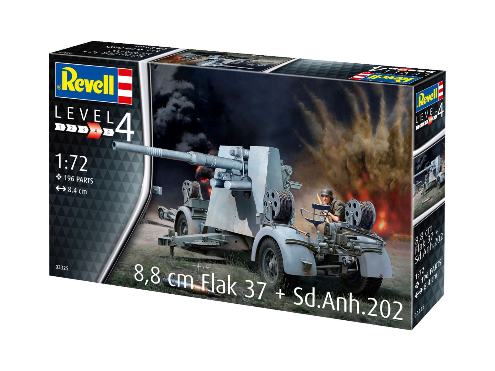 Revell 03325 - 8,8 cm Flak 37 + Sd.Anh.202