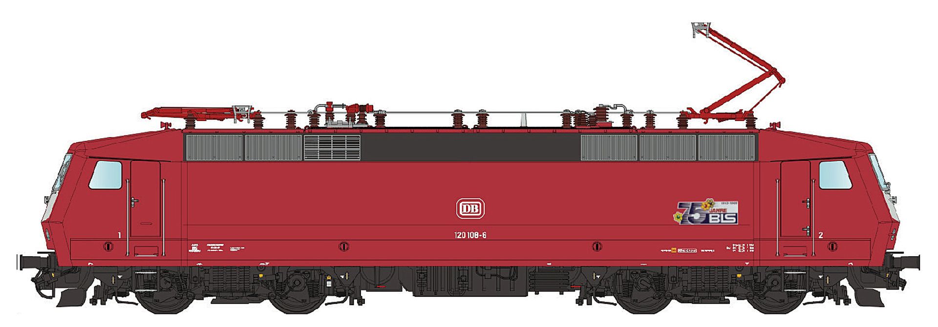 L.S. Models 16089-DC - E-Lok BR 120.1, DB, Ep.IV, 75 Jahre BLS