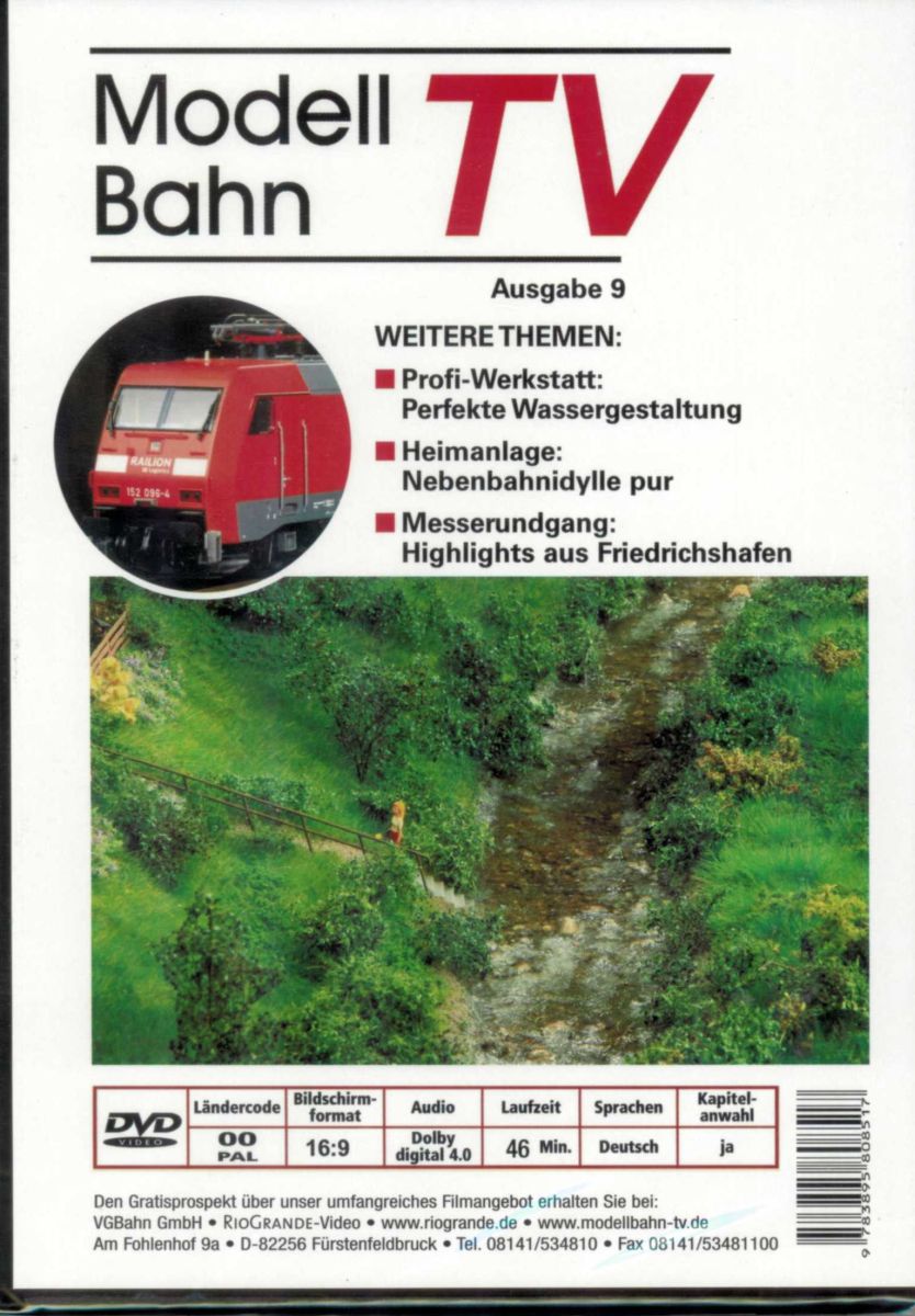 VGB 7509 - DVD - Modellbahn TV - Ausgabe 9