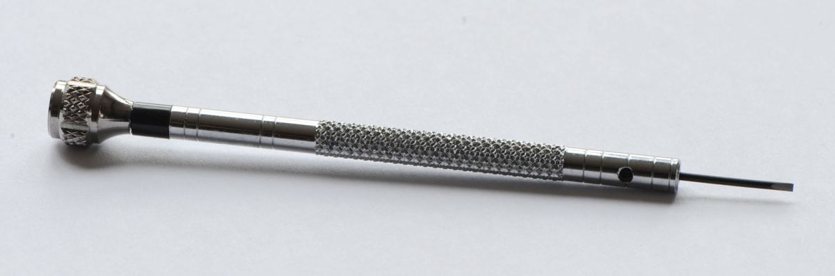 MMC 000018 - Präzisionsschlitzschraubendreher mit auswechselbarer Klinge, Klingenbreite 1,0mm