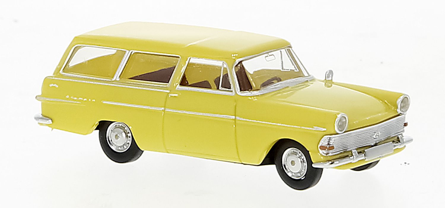 Brekina 20136 - Opel P2 Caravan gelb, 1960