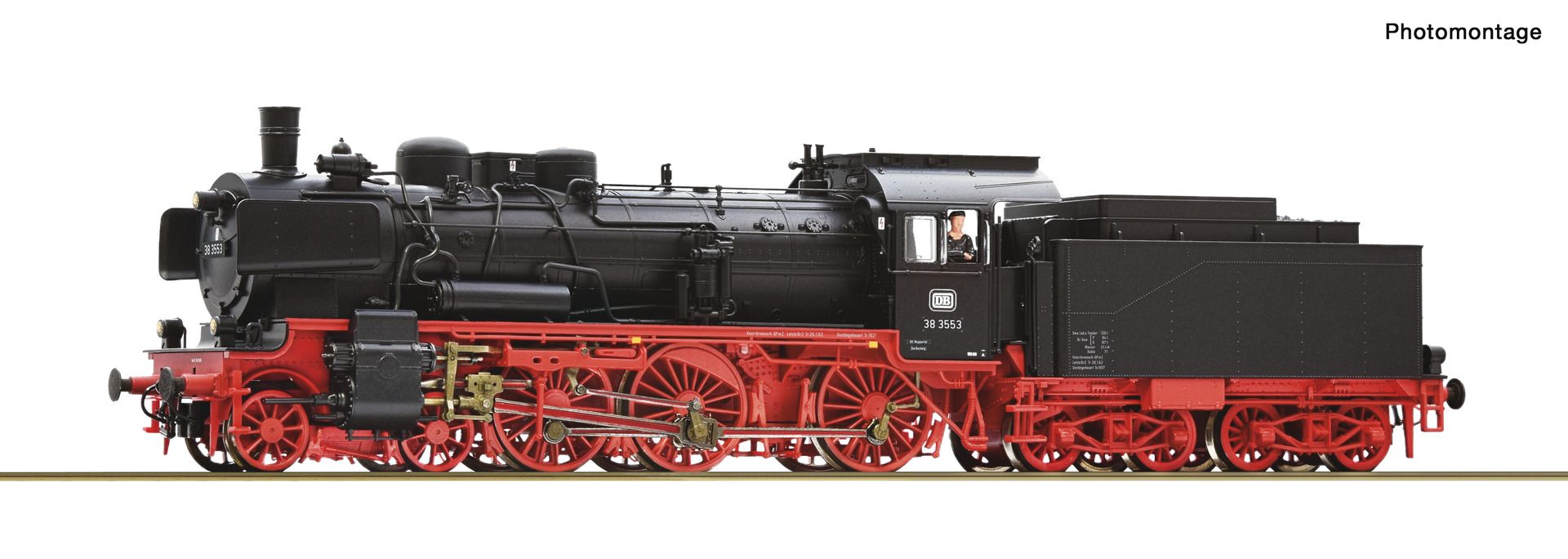 Roco 71388 - Dampflok 38 3553, DB, Ep.III, DC-Sound