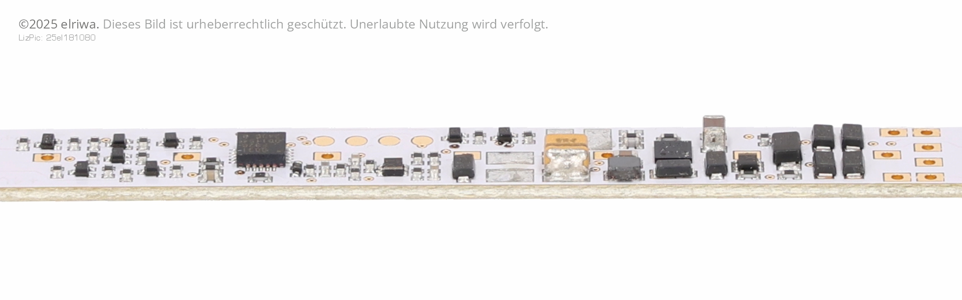 MS 12354 - Lichtleiste warmweiss, digital, 290 mm mit Kondensator, El. gegenüberliegende Seite