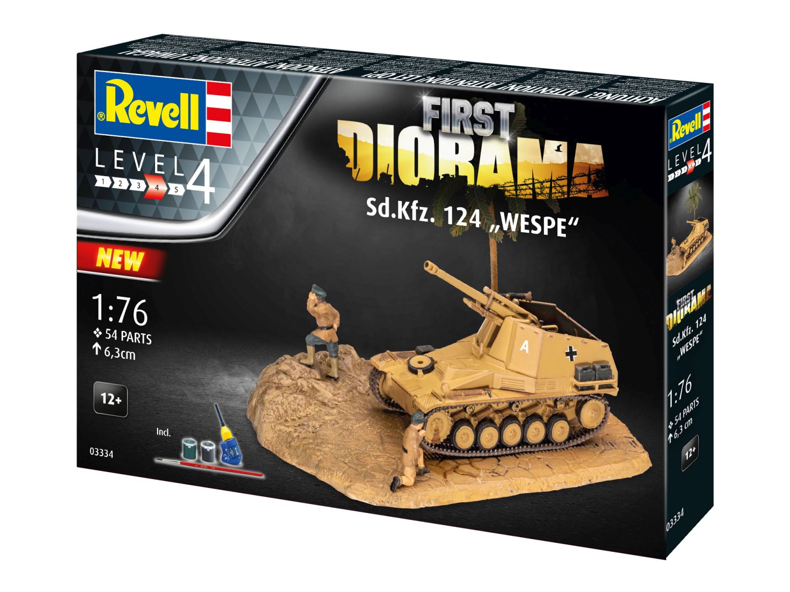 Revell 03334 - First Diorama Set - Sd.Kfz. 124 "Wespe"