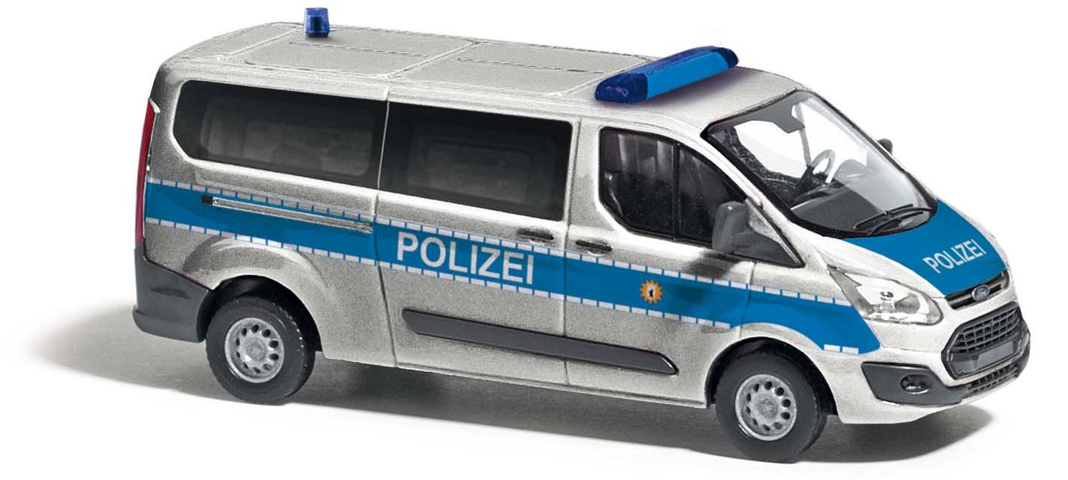 Busch 52414 - Ford Transit Custom Bus, Polizei Berlin
