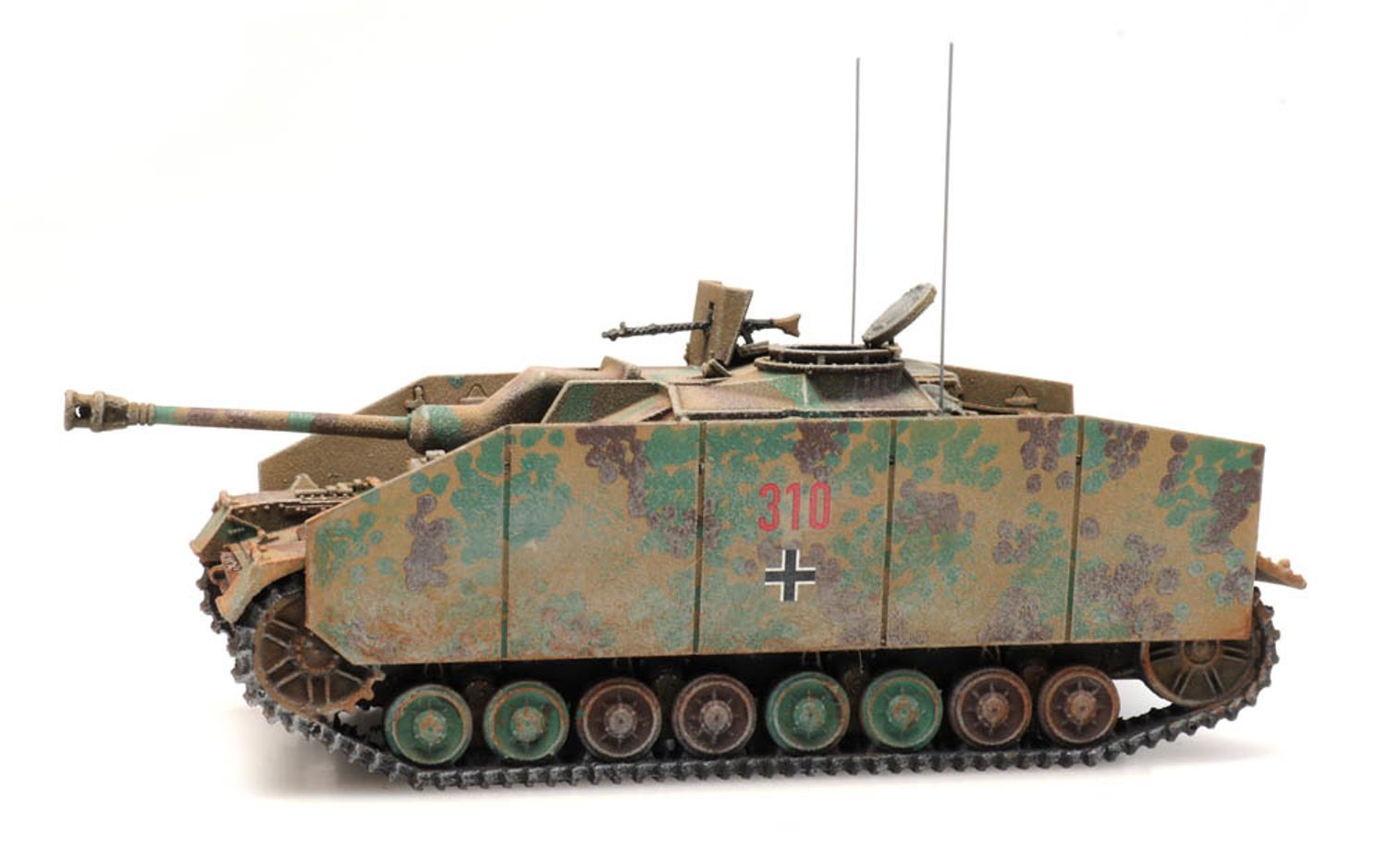 Artitec 6870361 - Wehrmacht StuG IV mit Tarnung
