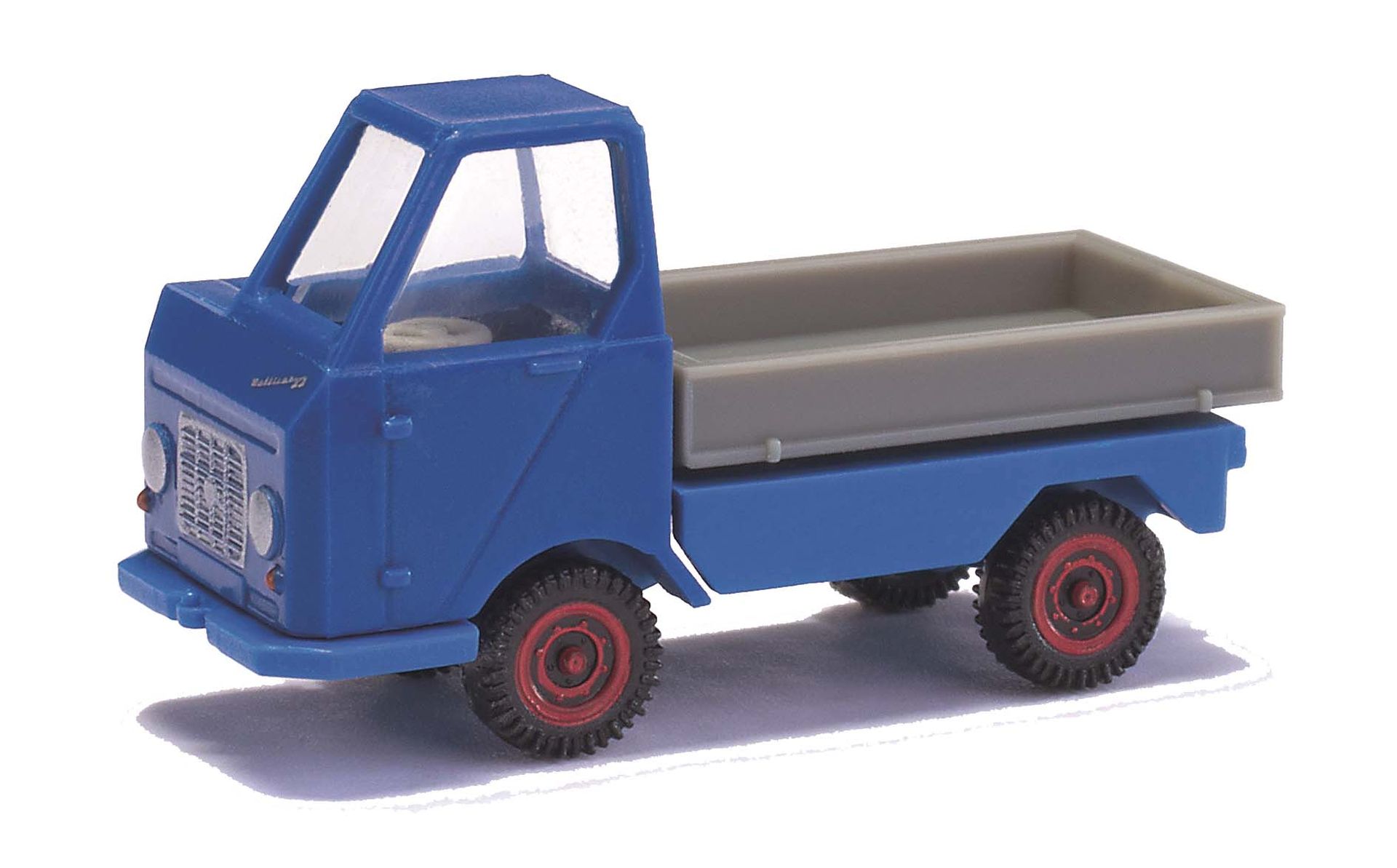Busch 211014404 - Mulitcar M22 mit Kipper-Pritsche blau, 1964