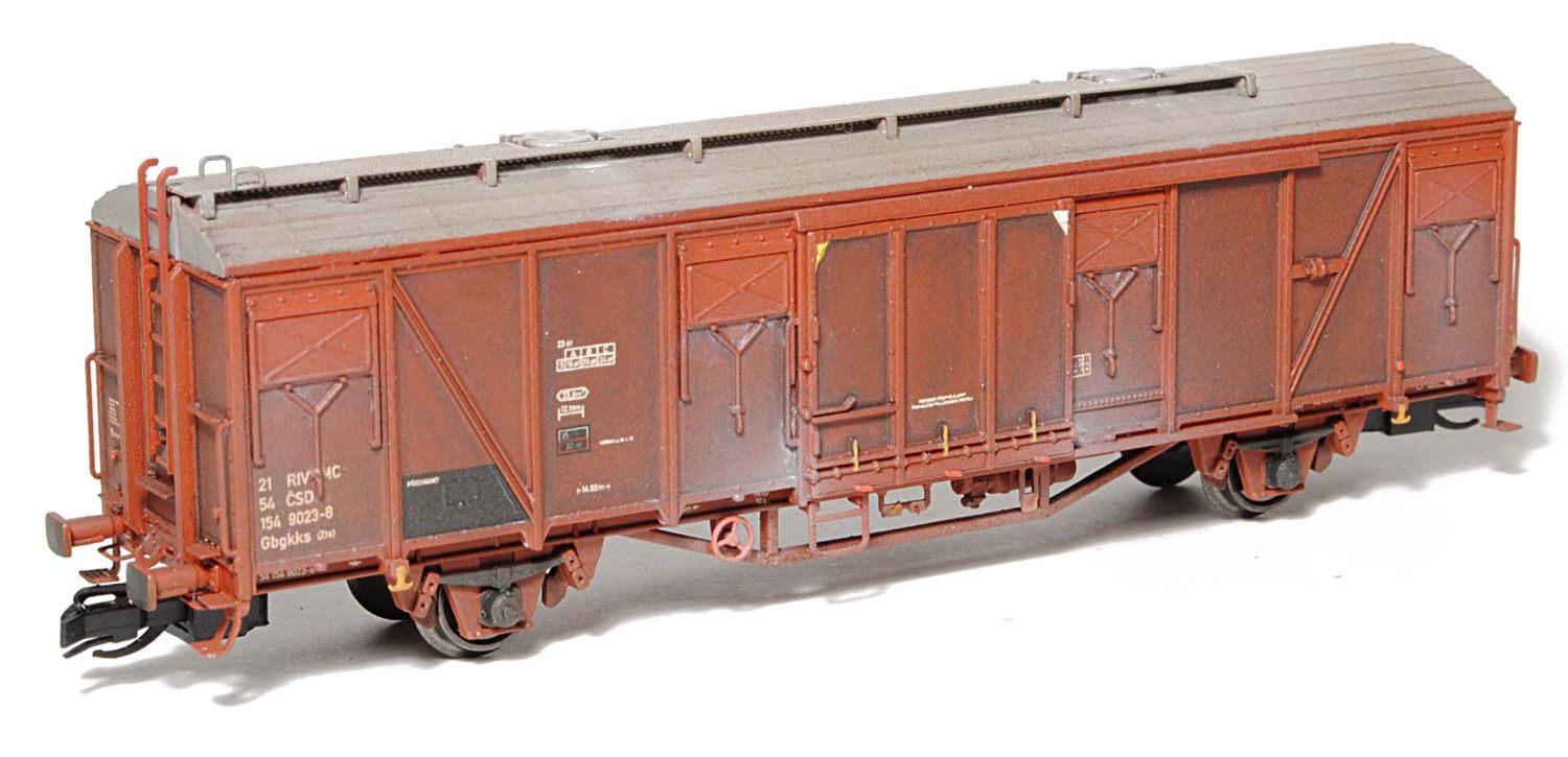 sdv-model 12133 - Gedeckter Güterwagen Gbgkks 12, CSD, Ep.IV, Bausatz