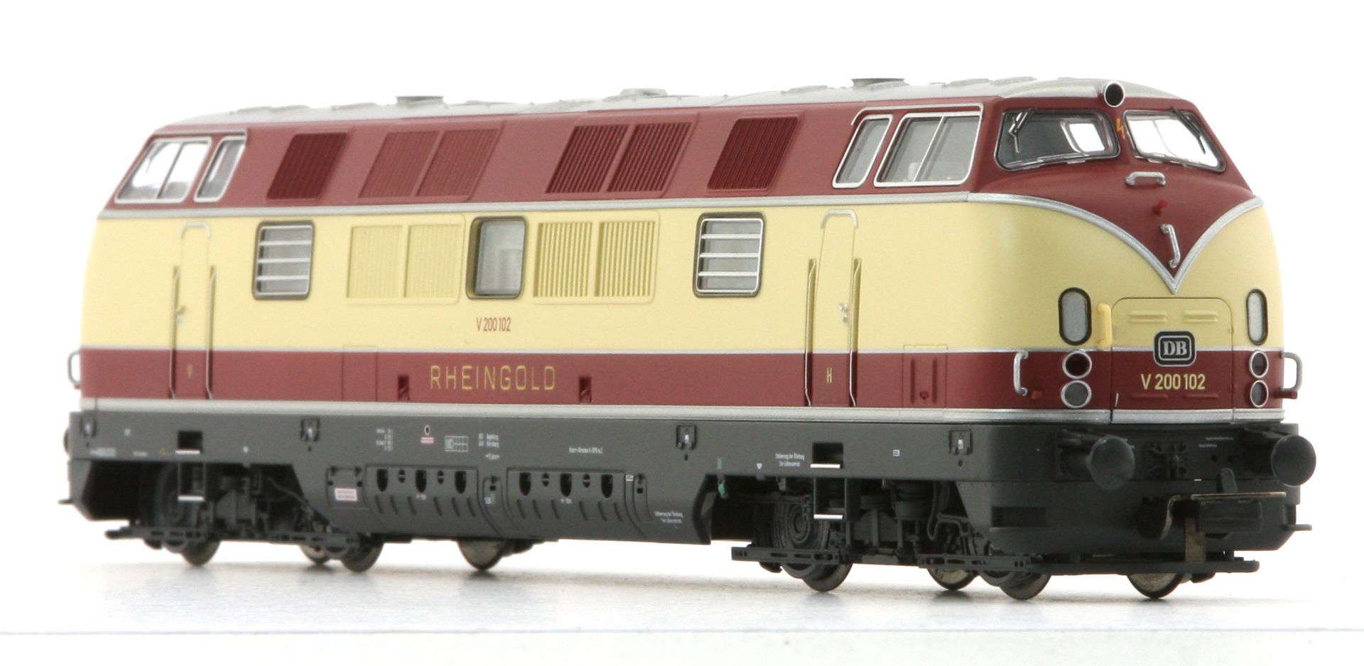 Piko 71284 - Diesellok V 200 102, DB, Ep.III 'Rheingold', rot-creme, DC-Sound
