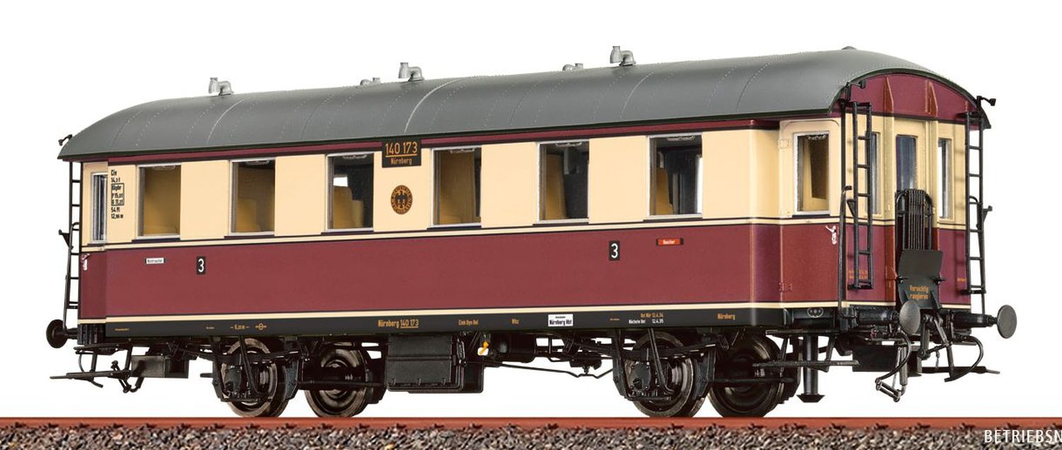 Brawa 45545-A25 - Beiwagen VB 140, DRG, Ep.II