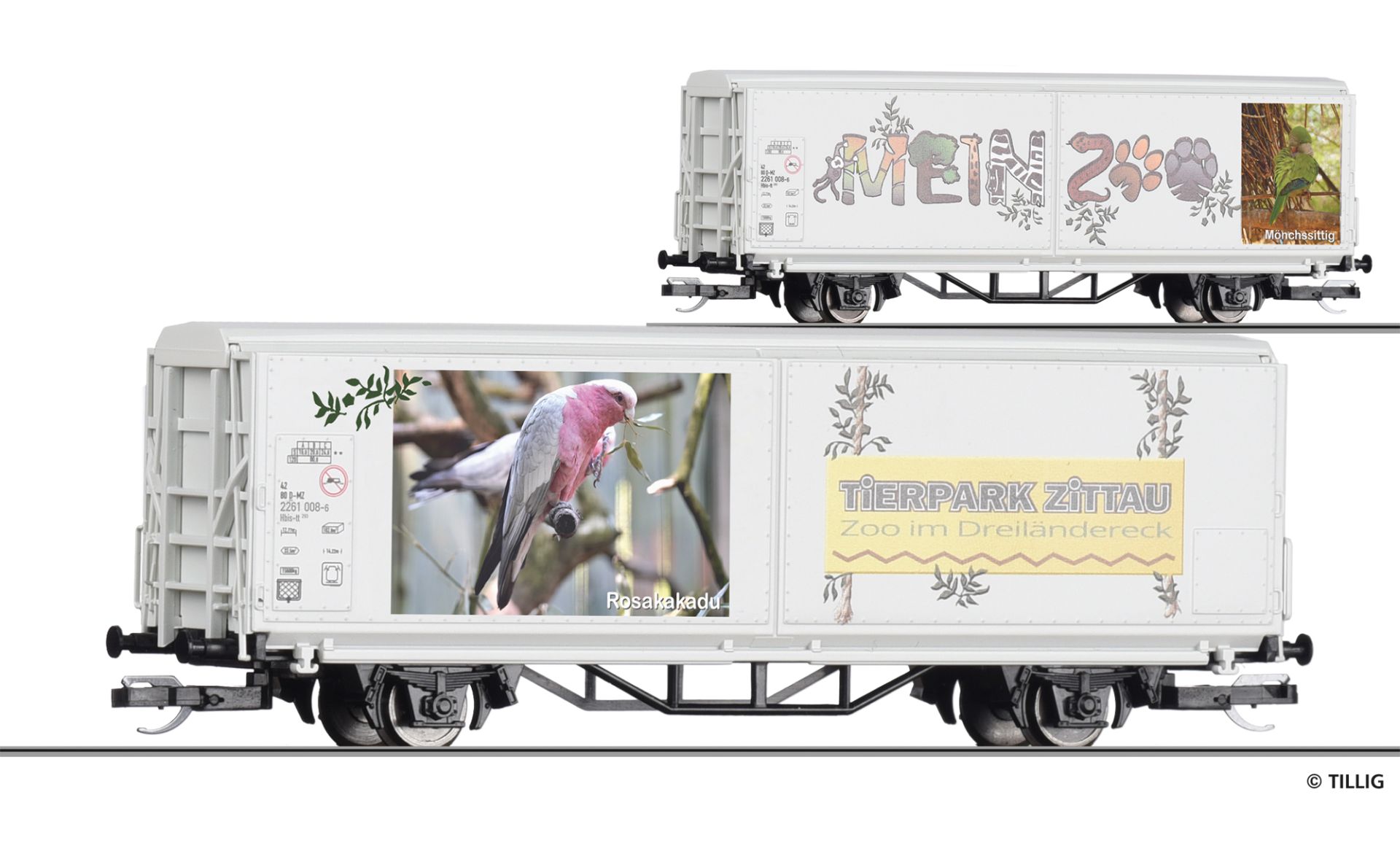 Tillig 14856 - START-Schiebewandwagen Hbis-tt, Mein Zoo, Ep.VI
