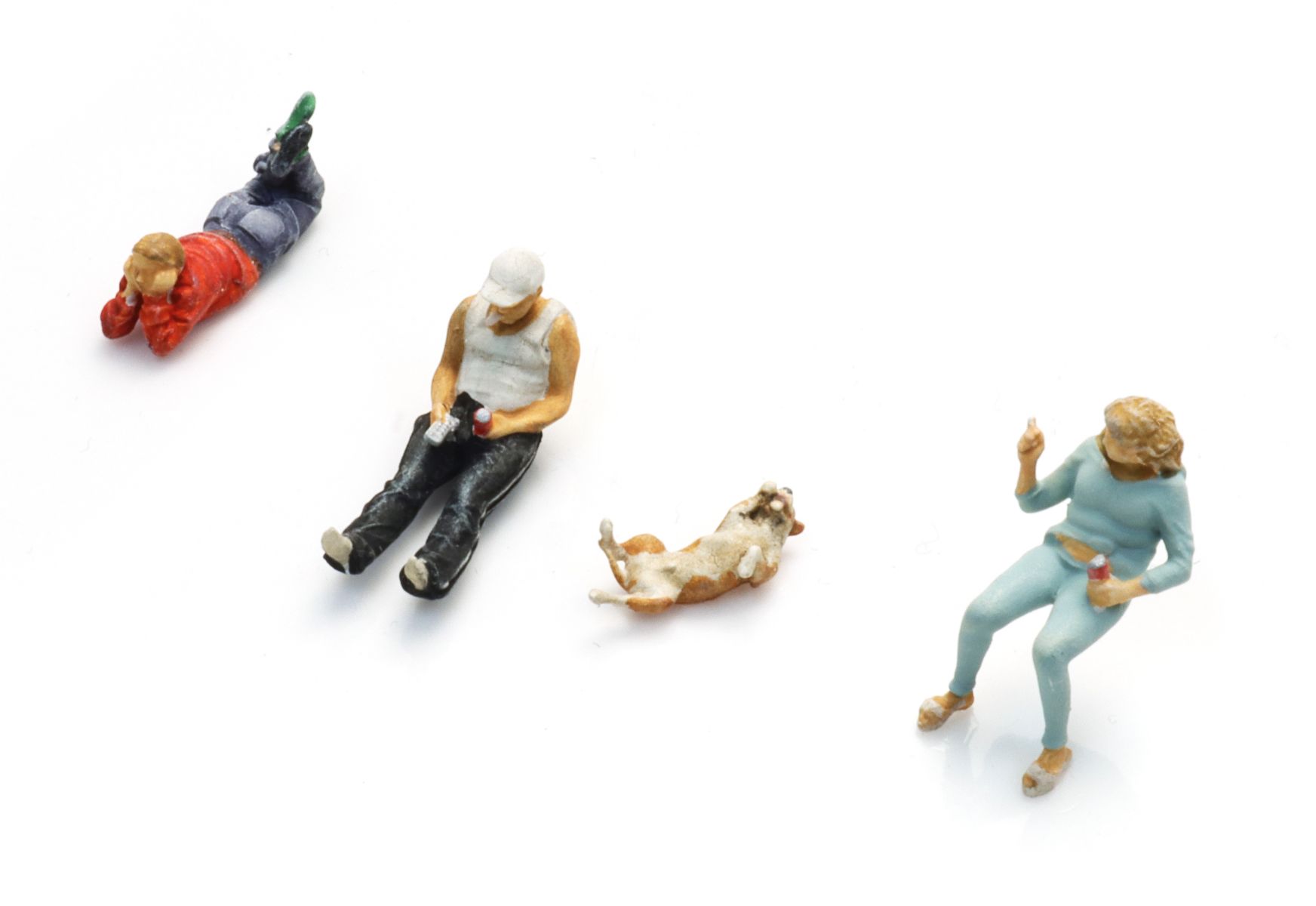 Artitec 5870124 - Stubenhocker, 3 Figuren