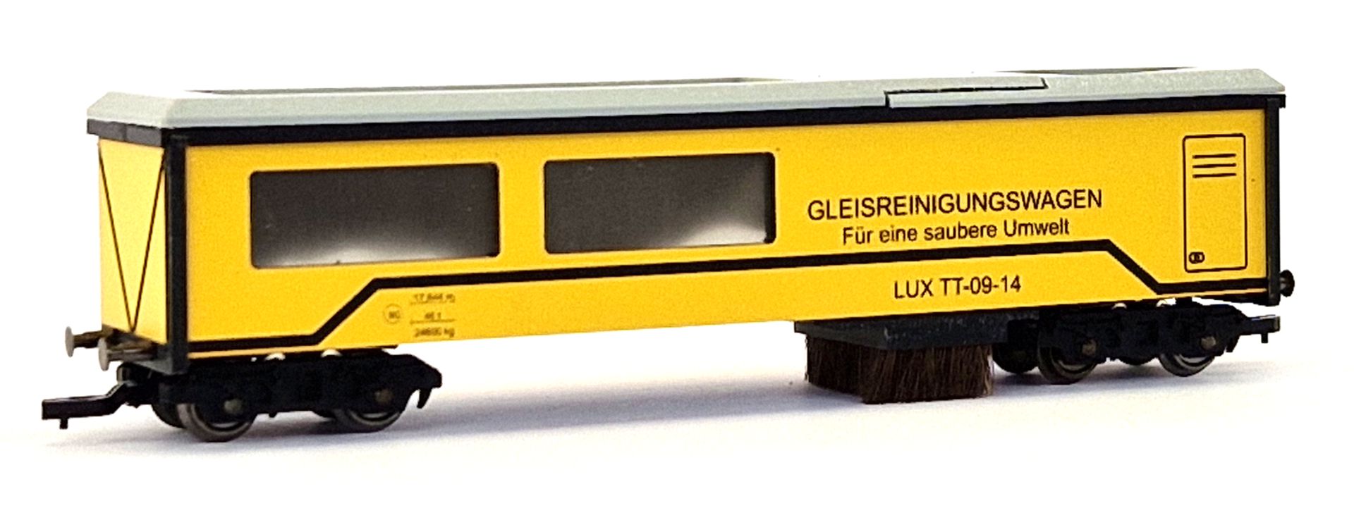 Lux-Modellbau 9649 - TT-Reinigungsset mit Polierwagen, Saugwagen und Radreinigungsanlage