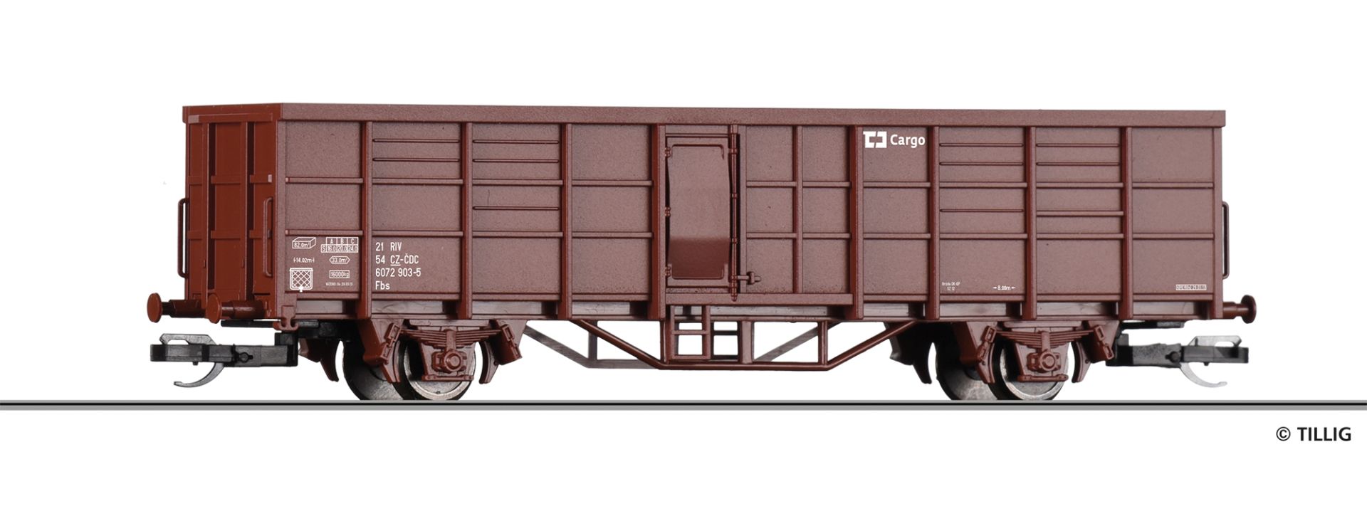Tillig 14903 - START-Offener Güterwagen Fbs, CD-Cargo, Ep.VI