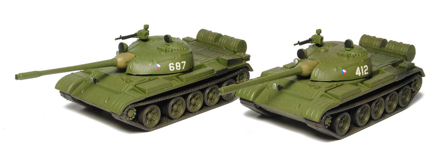 sdv-model 12101 - Panzer T-54B/T-55A, 2 Stück, Bausatz