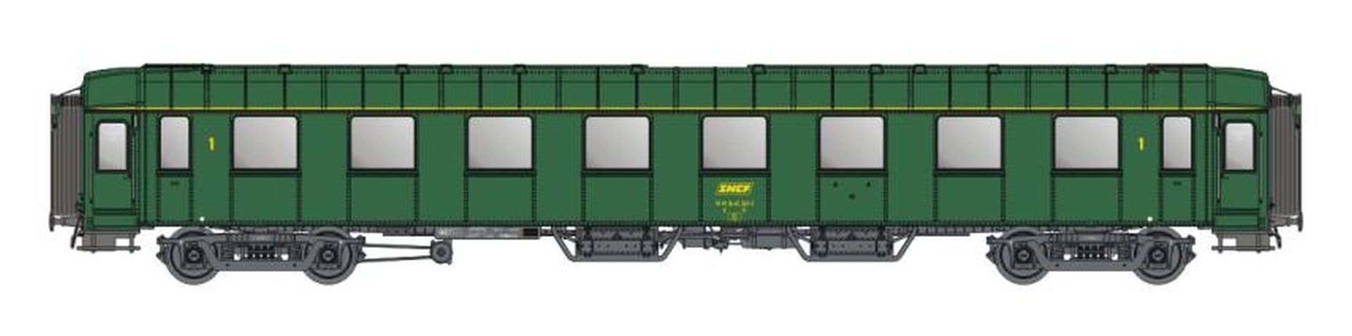 L.S. Models MW40920 - Personenwagen OCEM A8, 1.Klasse, SNCF, Ep.IV