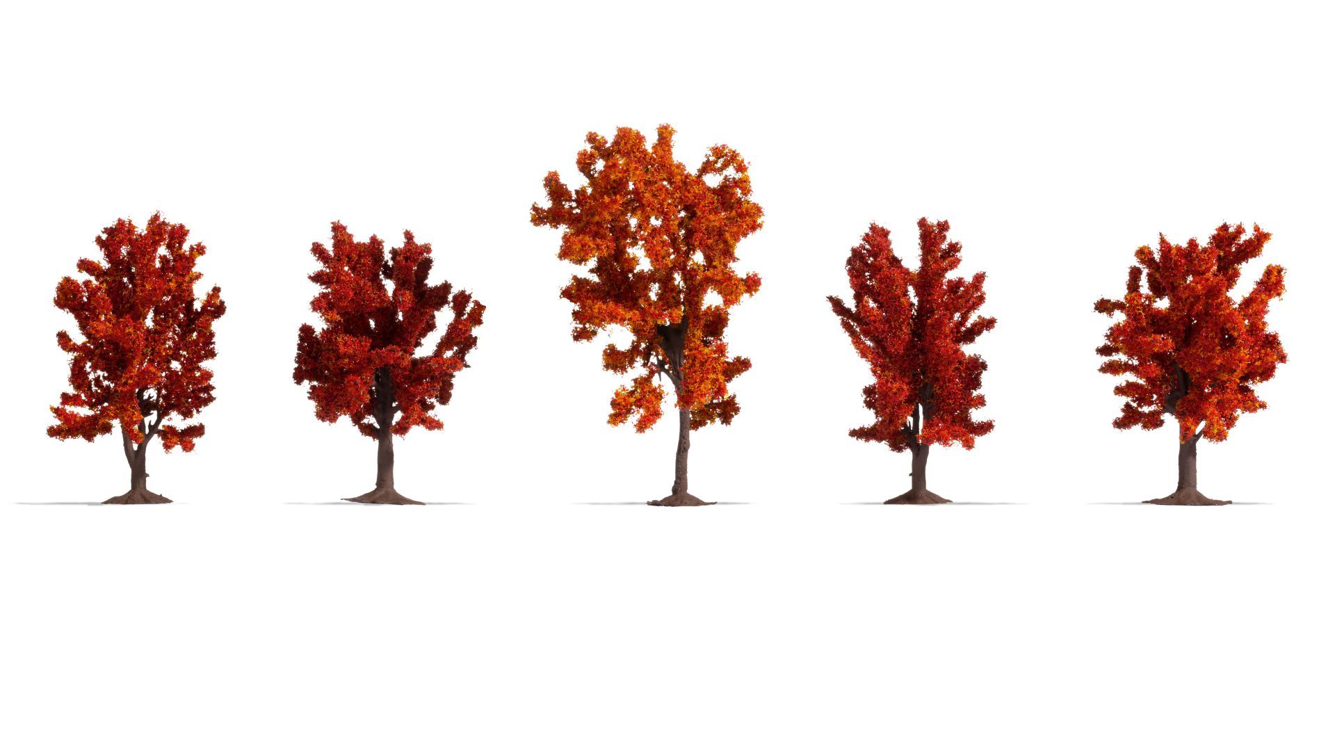 Noch 25625 - Herbstbäume, 5 Stück, ca. 8-10 cm hoch