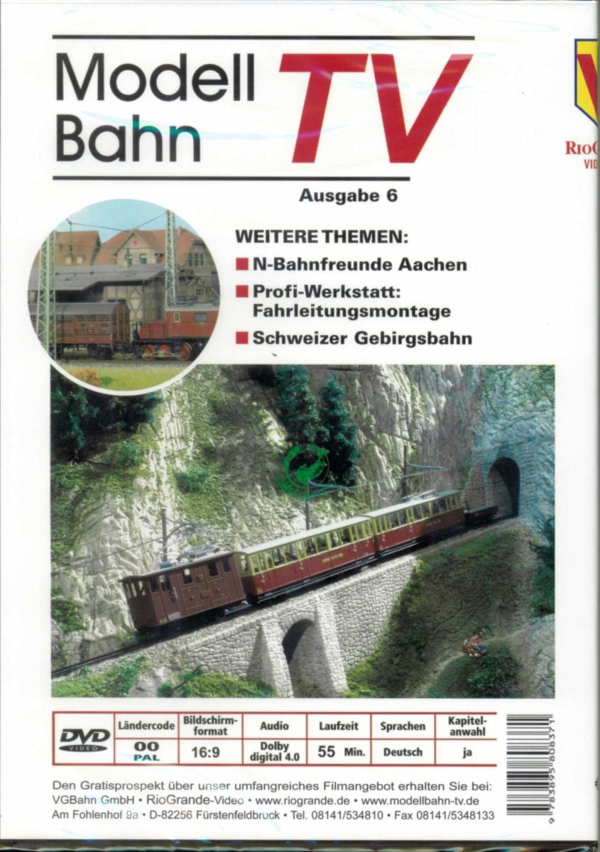 VGB 7506 - DVD - Modellbahn TV - Ausgabe 6
