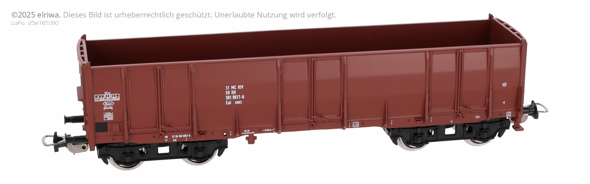 Piko 72252 - Hochbordwagen Eaos, DR, Ep.IV, Betriebnummer 2 Piko 72252 - Hochbordwagen Eaos, DR, Ep.IV, Betriebnummer 2