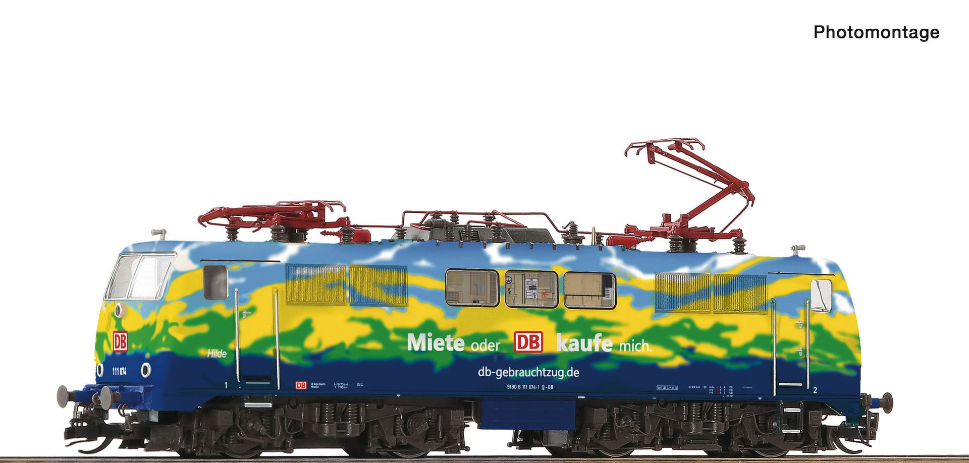 Roco 7590034 - E-Lok 111 074-1 'Touristikzug-Design', DBAG, Ep.VI, DC-Sound
