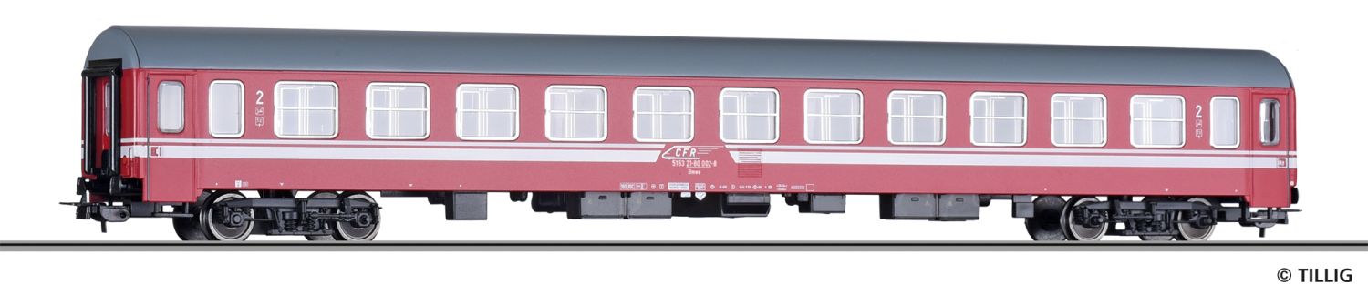Tillig 74953 - Personenwagen 2. Klasse, CFR, Ep.V