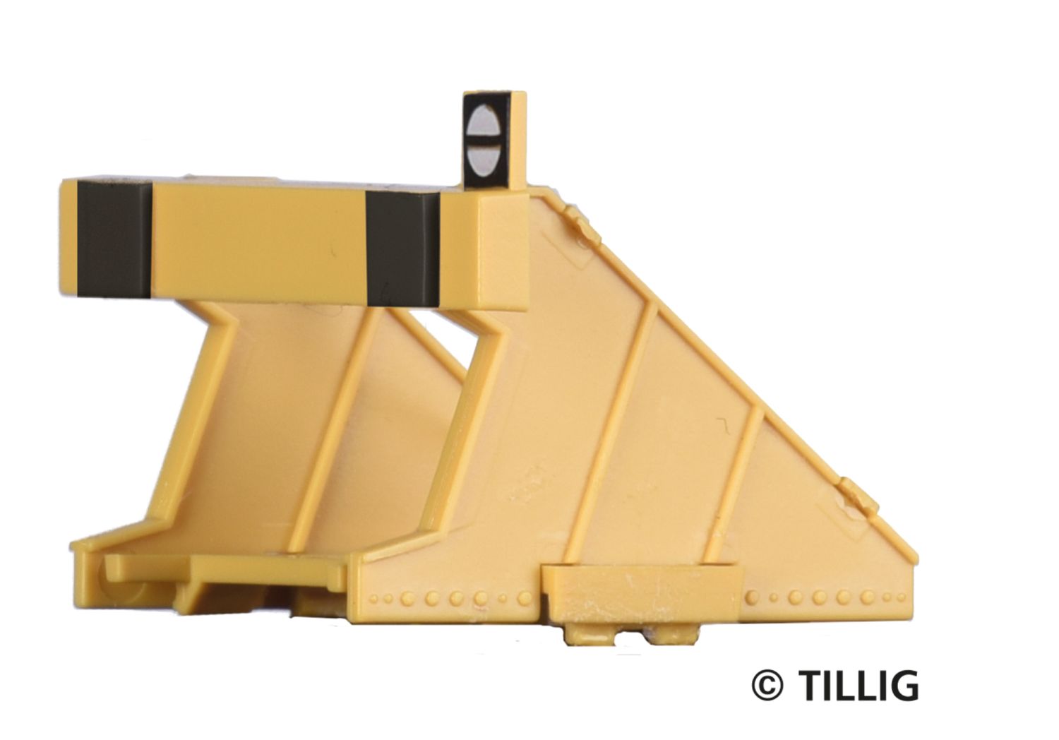 Tillig 85512 - 4 Prellböcke, gelb für ELITE-Gleissystem, Bausätze
