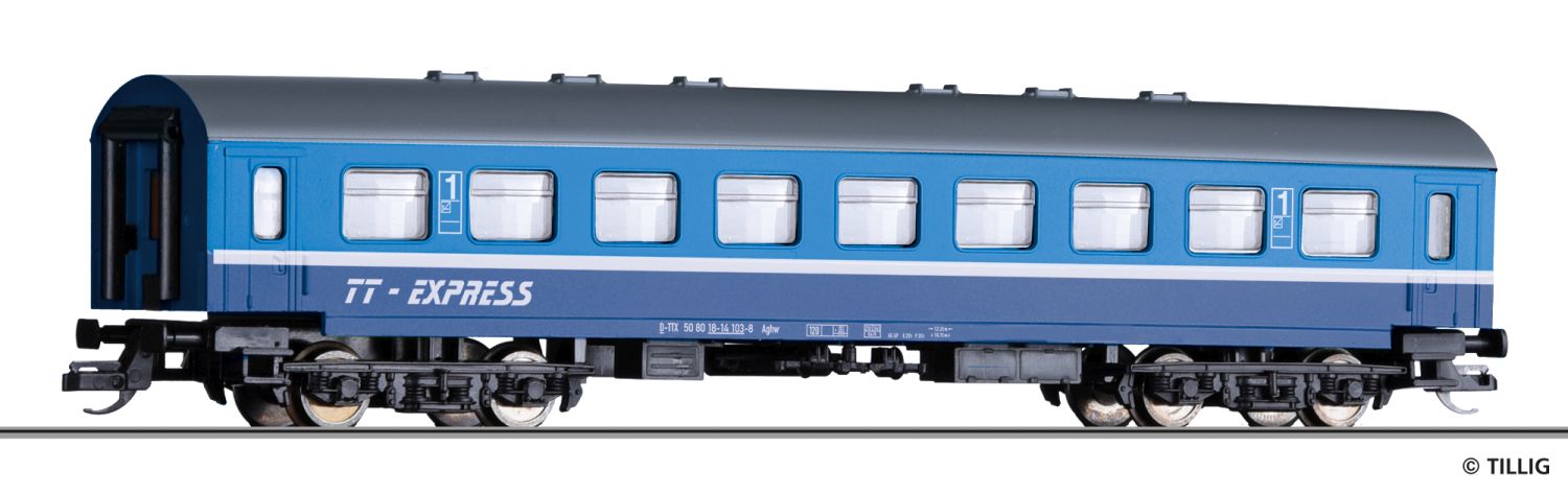Tillig 13190 - Personenwagen, 1. Klasse, TT-Express, Ep.VI