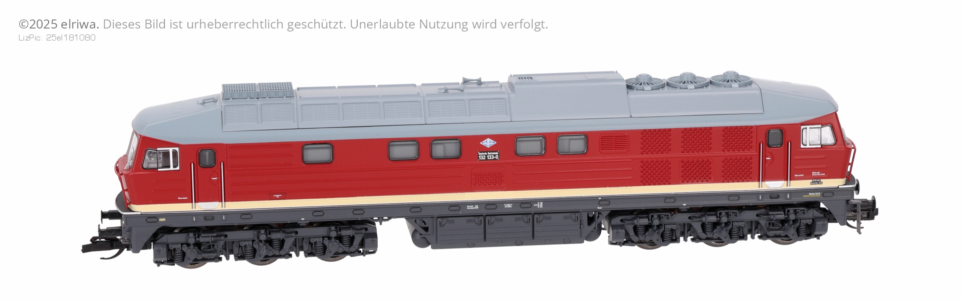 Tillig 502436 - Diesellok 132 133-0, Auslieferungszustand, DR, Ep.IV