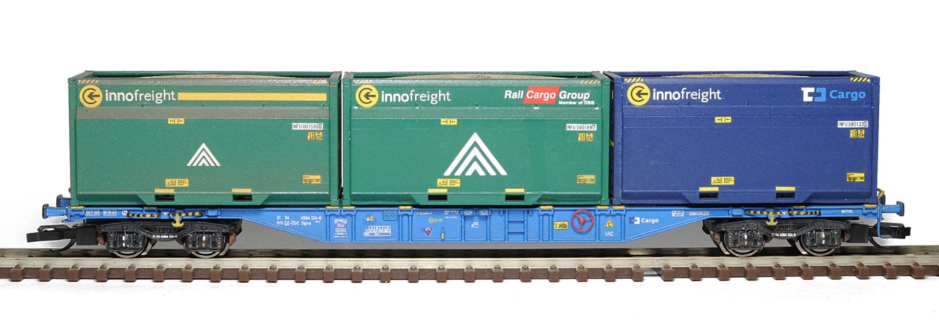 sdv-model 12147 - Containertragwagen Sgns 55, CD, Ep.VI, Bausatz