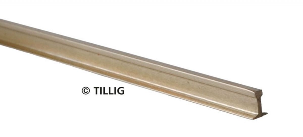 Tillig 82500 - Schienenprofil, Neusilber, l=1000mm, h=2,5mm Tillig 82500 - Schienenprofil, Neusilber, l=1000mm, h=2,5mm