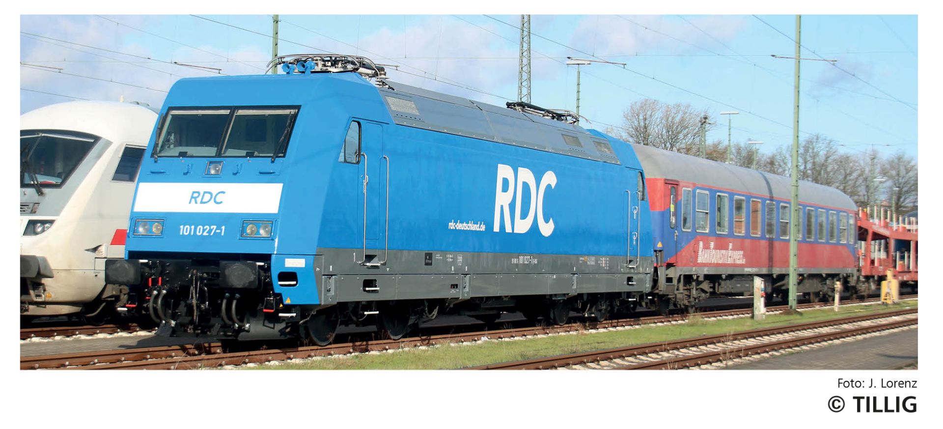 Tillig 02322 - E-Lok 101 027-1, RDC Deutschland GmbH, Ep.VI