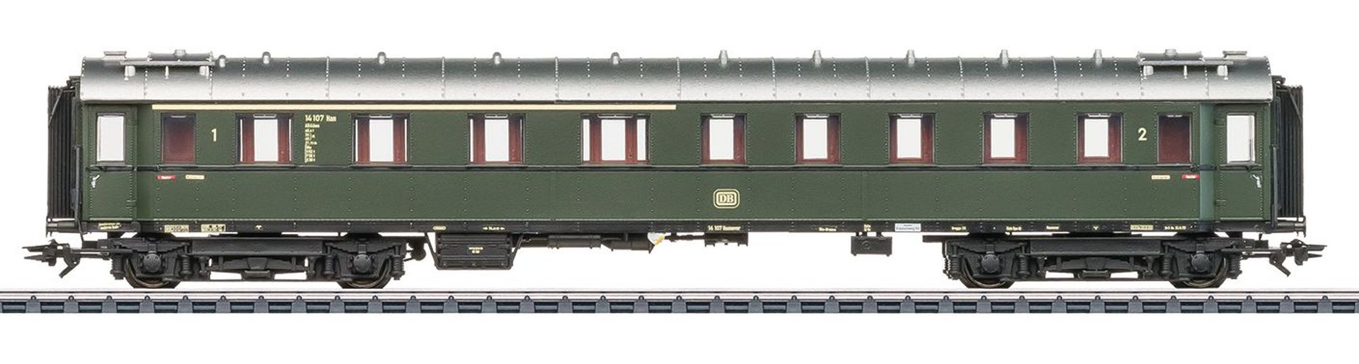 Märklin 42510 - Personenwagen AB4üwe, 1./2. Klasse, DB, Ep.III