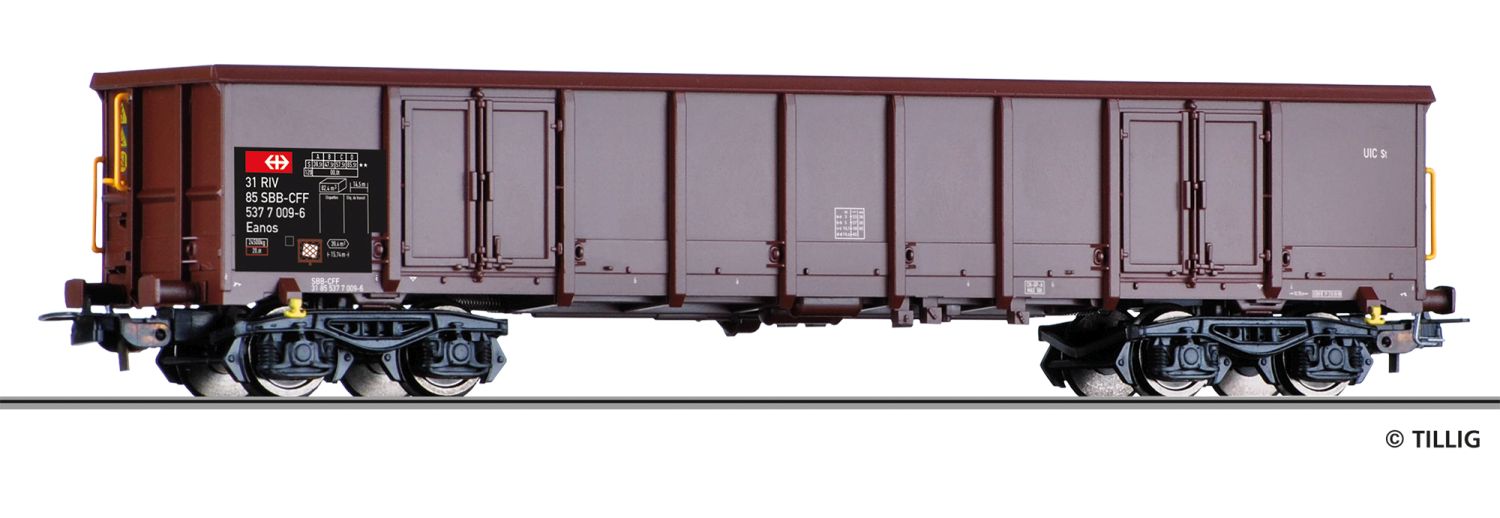 Tillig 77006 - Offener Güterwagen Eanos, SBB, Ep.V
