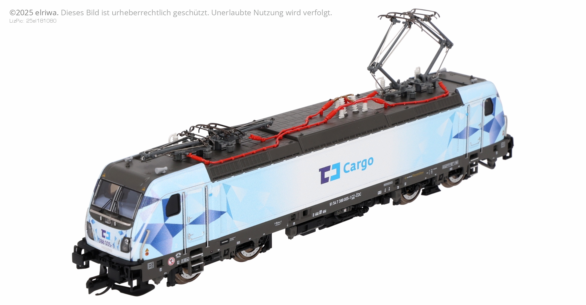 Piko 47459-A24 - E-Lok Rh 388, CD-Cargo, Ep.VI, DC-Sound