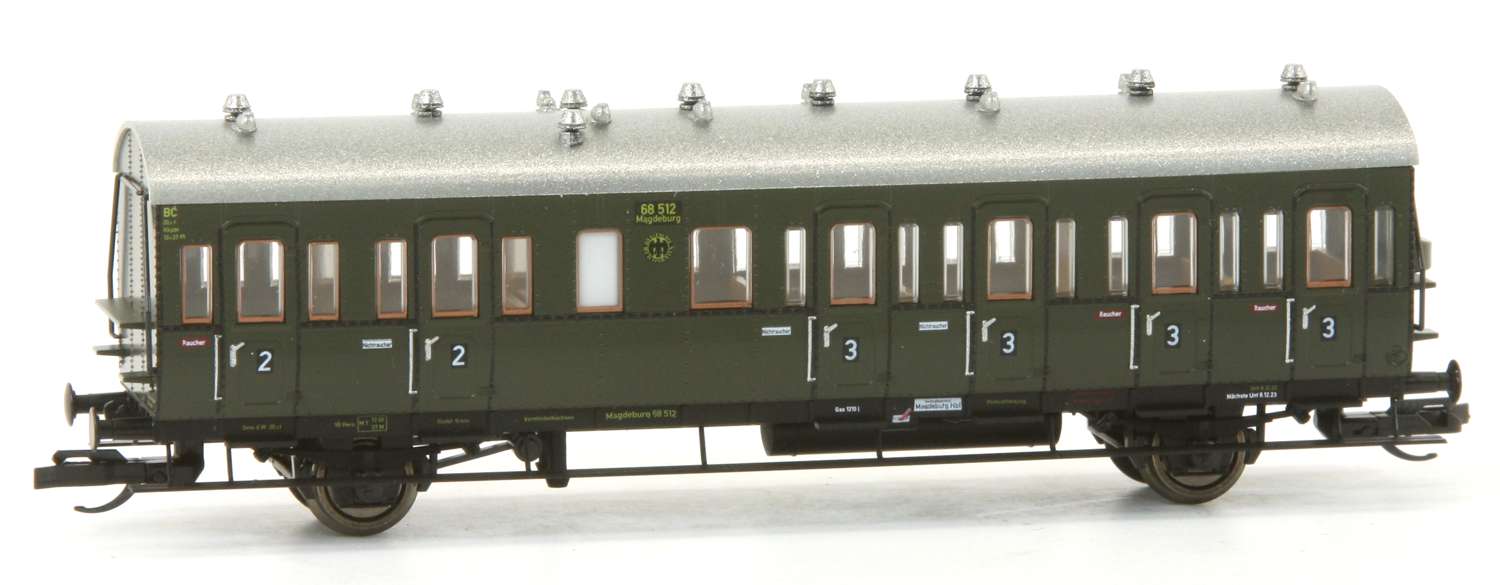 Schirmer 70001 - 2er Set Einheits-Abteilwagen D21b und BC 21, DRG, Ep.II