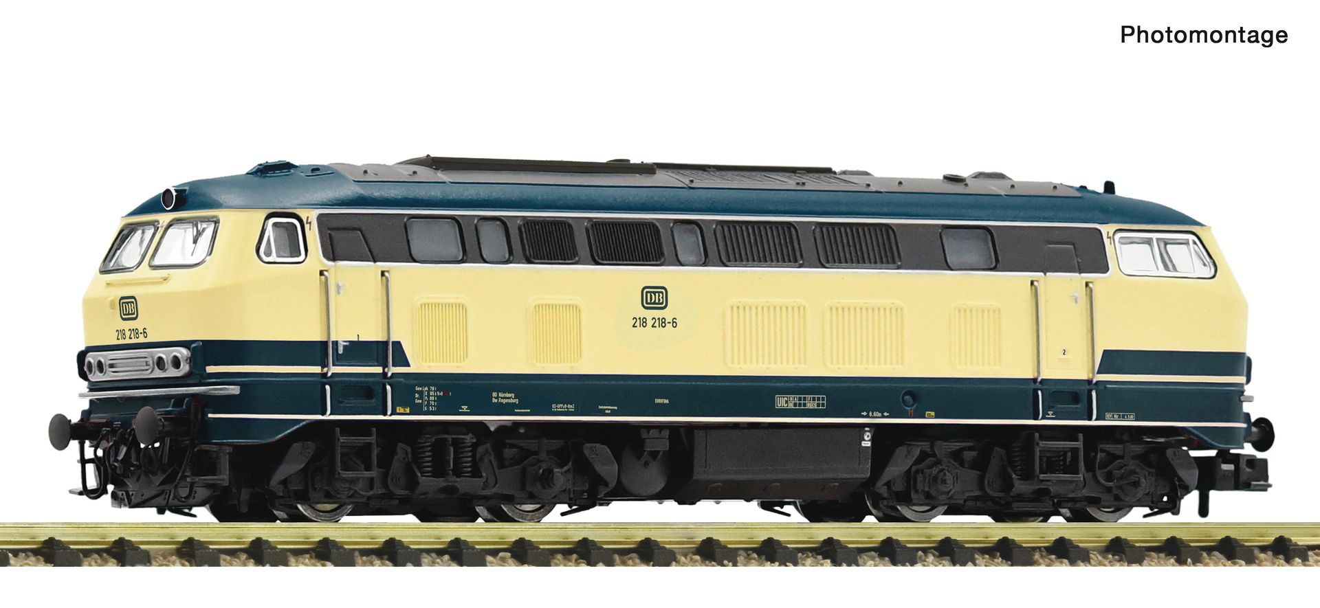 Fleischmann 7360036 - Diesellok 218 218-6, DB, Ep.IV
