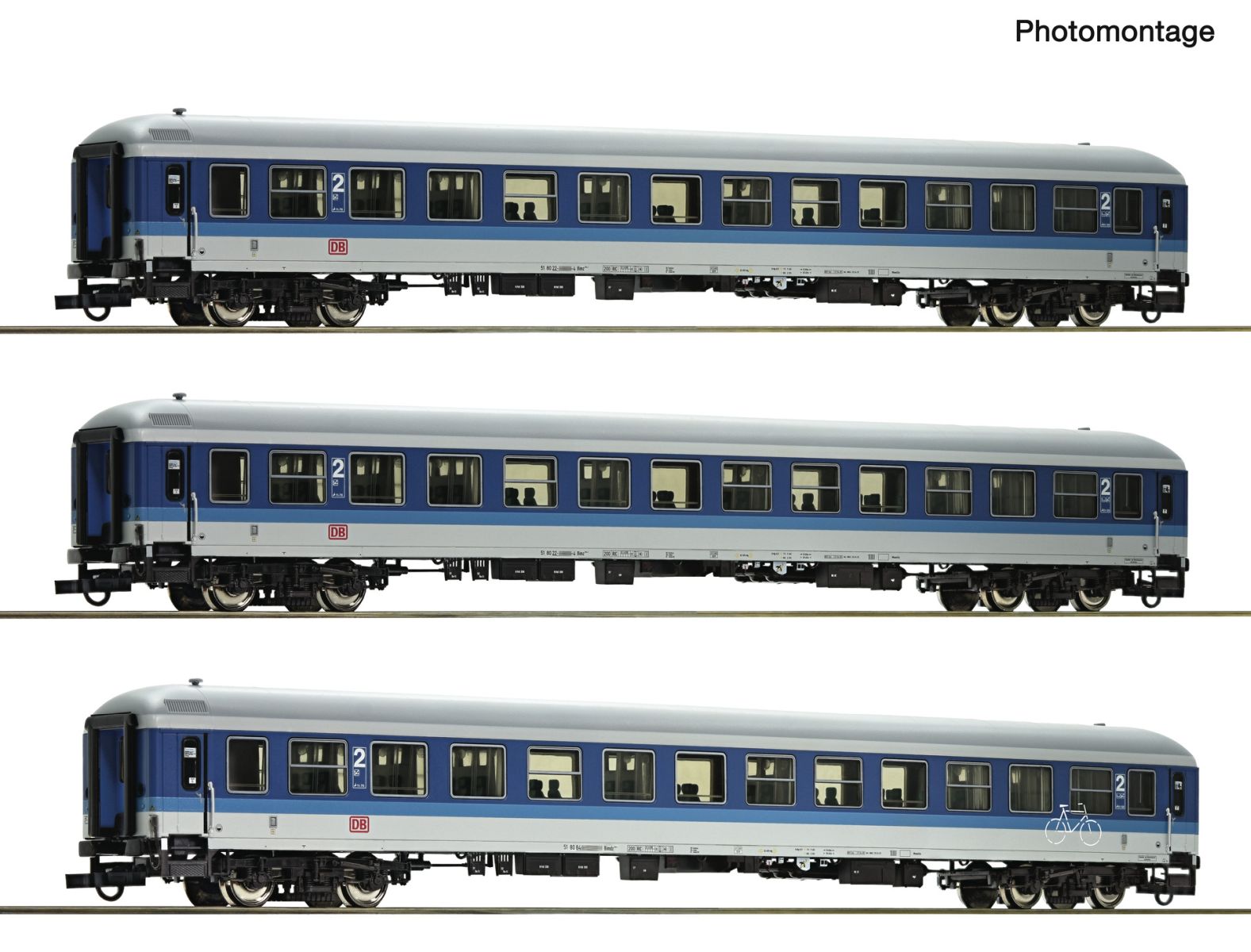 Roco 6200209 - 3er Set Personenwagen Interregio IR 461, DBAG, Ep.V