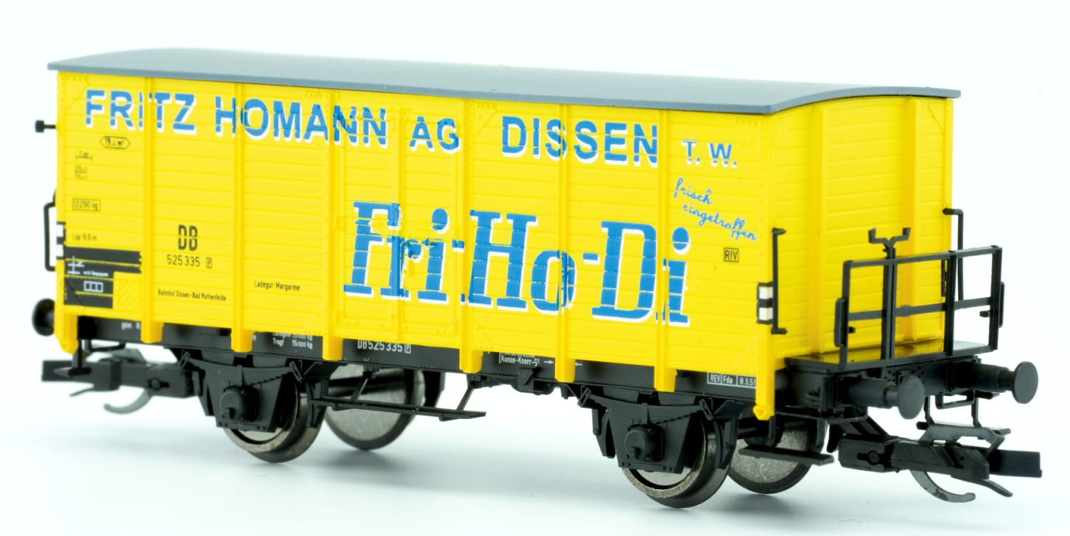 Hädl 113953-03 - Wärmeschutzwagen mit Bremserbühne, DB, Ep.III 'Fri-Ho-Di'
