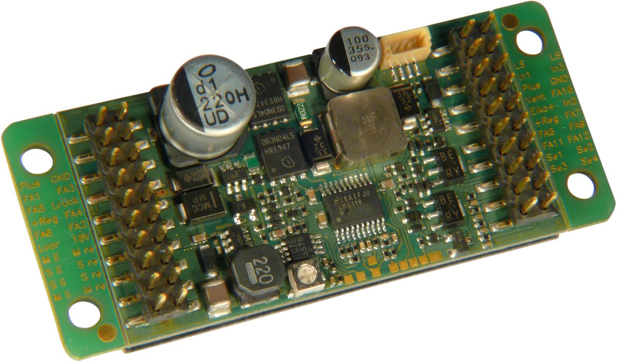 ZIMO MX696V - Sounddecoder 4A, 14 Funktionsausg., 4 Servoausgänge
