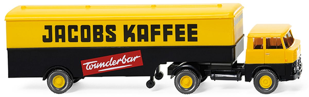 Wiking 051321 - Koffersattelzug (Henschel HS 14/16) 'Jacobs Kaffee'