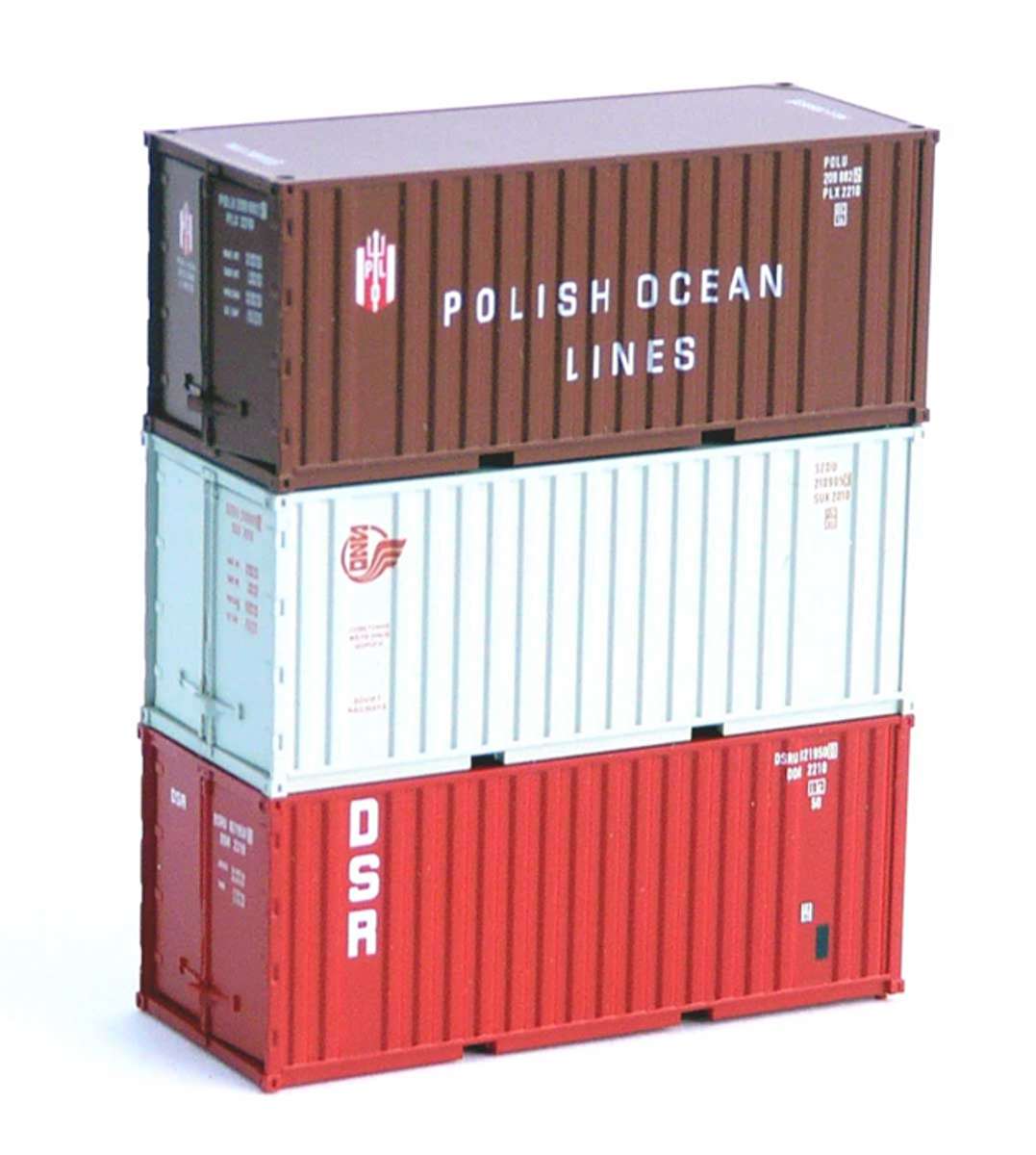 Tillig 07707 - 3er Set 20' Container