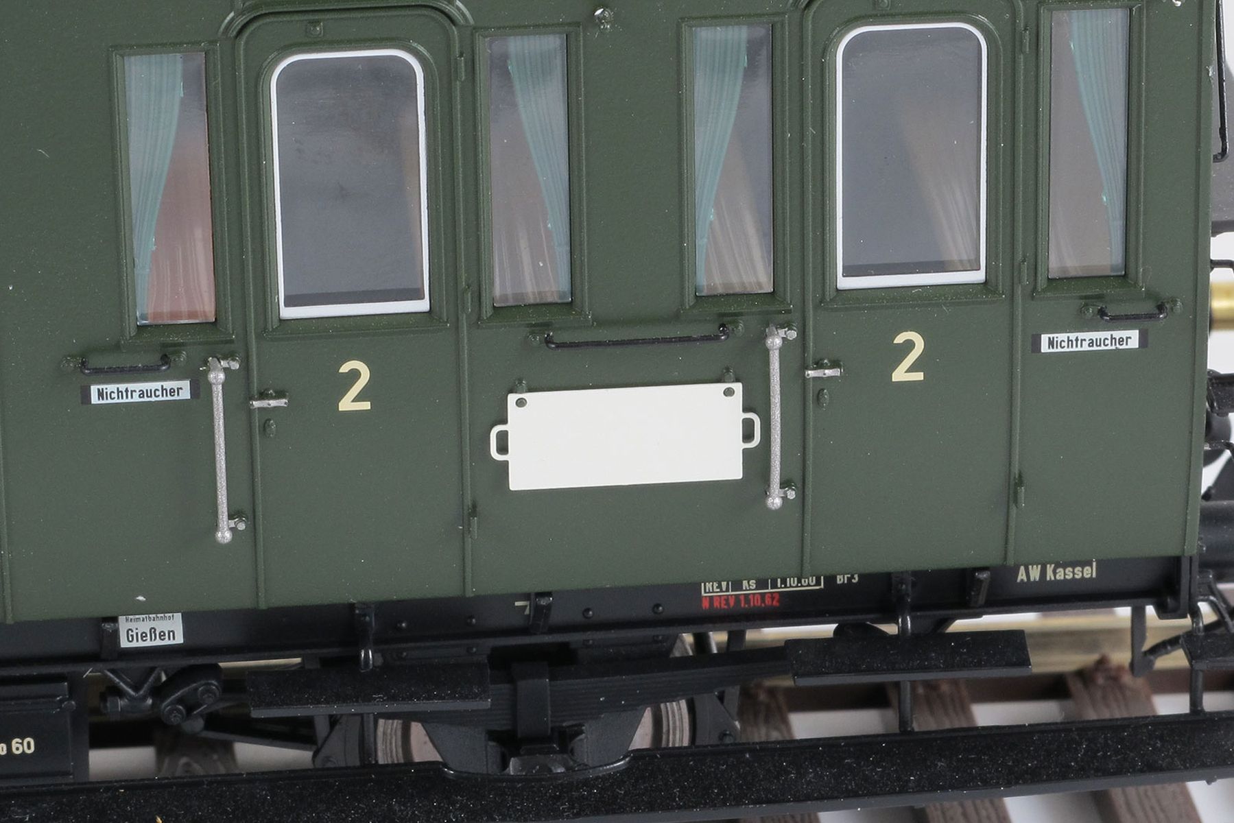 Lenz 49019 - Zuglaufschilder weiß, unbedruckt, 10 Stück