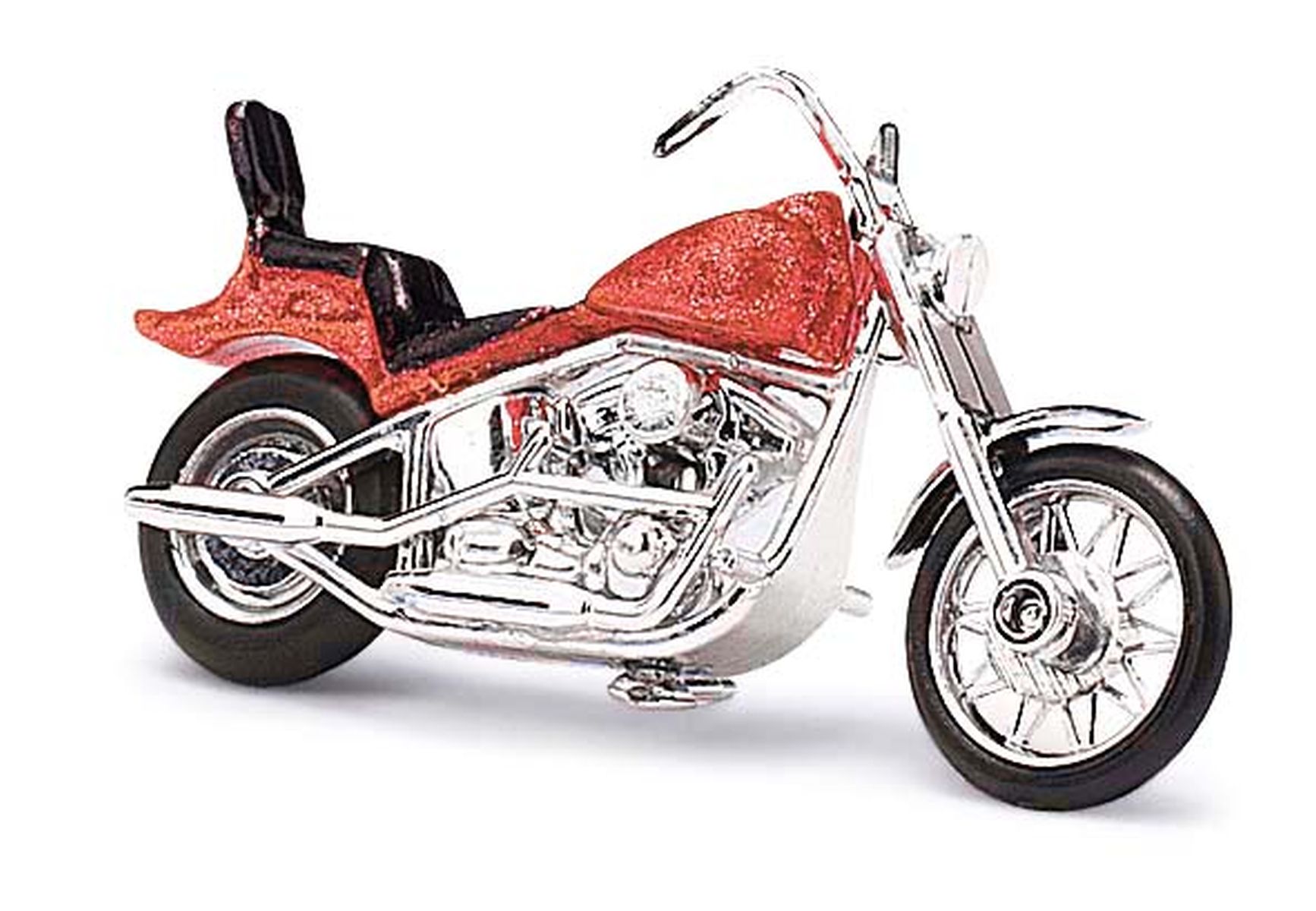 Busch 40153 - US-Motorrad, rot-metallic