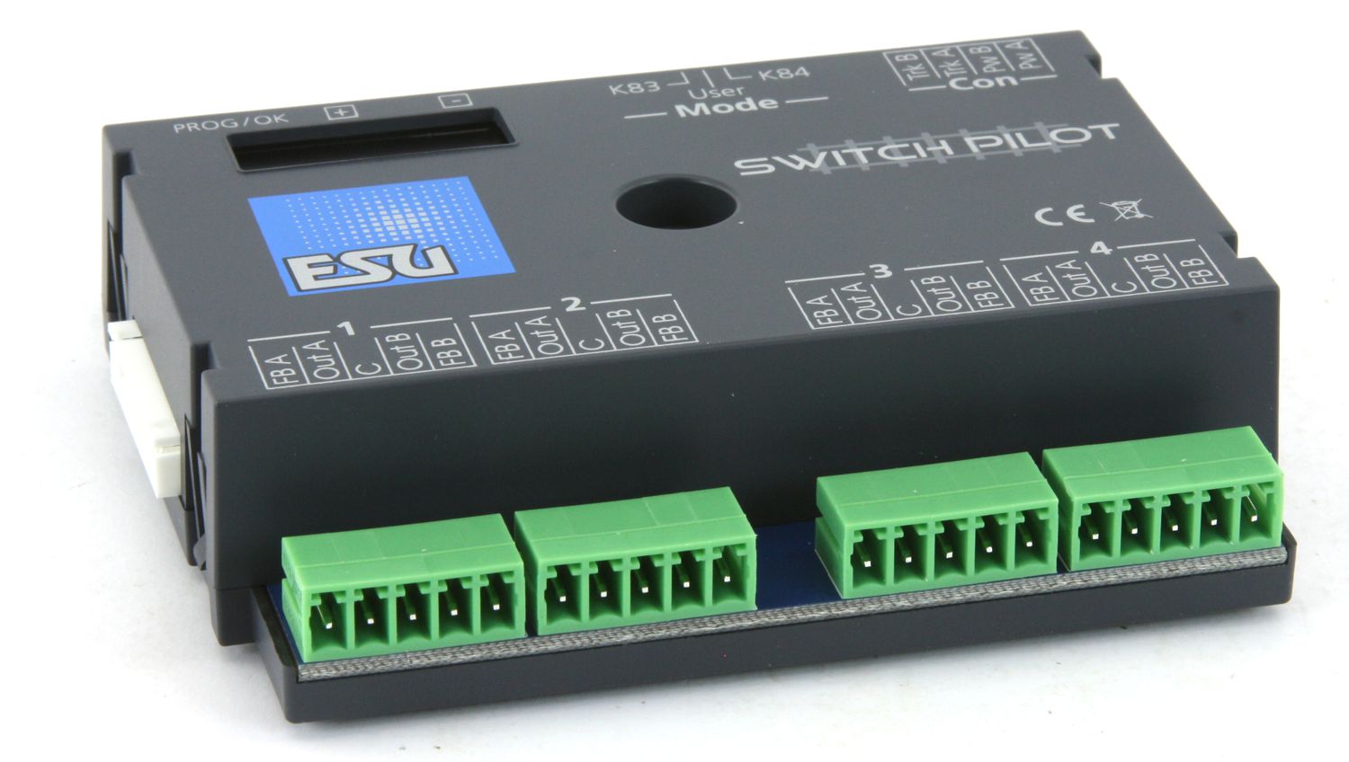 ESU 51830 - SwitchPilot 3, 4-fach Magnetartikeldecoder, DCC/MM