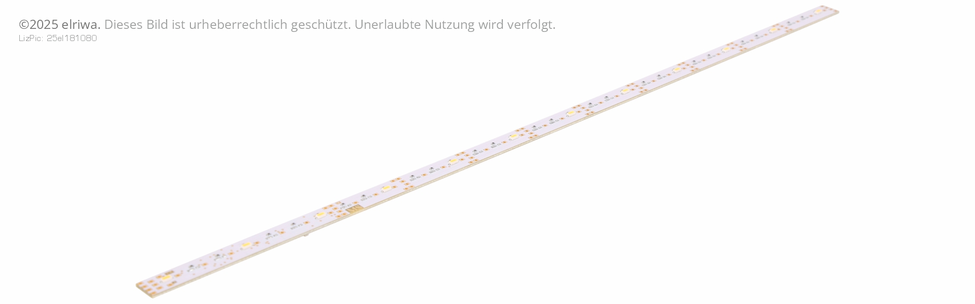 MS 12351 - Lichtleiste kaltweiss, digital, 290 mm mit Kondensator, El. gegenüberliegende Seite