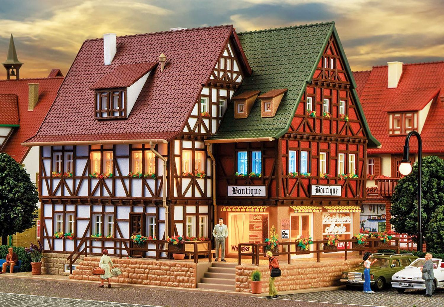 Vollmer 43694 - Boutique, mit Beleuchtung Vollmer 43694 - Boutique, mit Beleuchtung